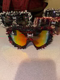 Image 1 of RED BLACK KRYSTAL SHADES