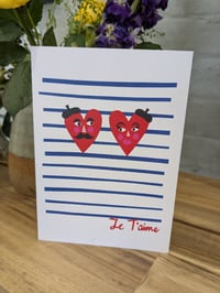 Image 2 of Je T'aime Valentines Card