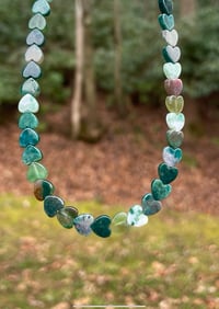 Image 3 of Fancy Jasper Heart Choker