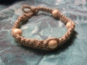 Image of Hemp & Wood Bracelet