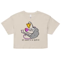 Image 9 of body is a temple Women’s crop top 