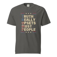 Image 3 of Truth Really Upsets Most People TRUMP Unisex Garment-Dyed Heavyweight T-shirt