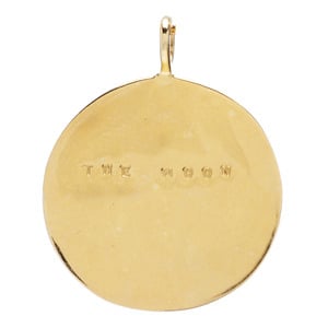 Image of 14kt Gold Moon Necklace 