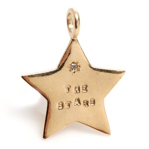 Image of 14kt Gold Sun & Stars Charms