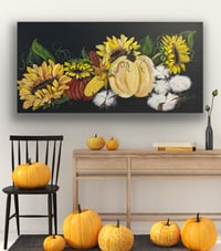 Image 1 of Sunflowers, Pumpkins and Cotton