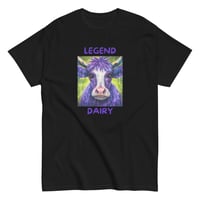 Image 2 of Unisex classic tee, Legend Dairy Cow T-Shirt | Funny Farm Pun Graphic Tee