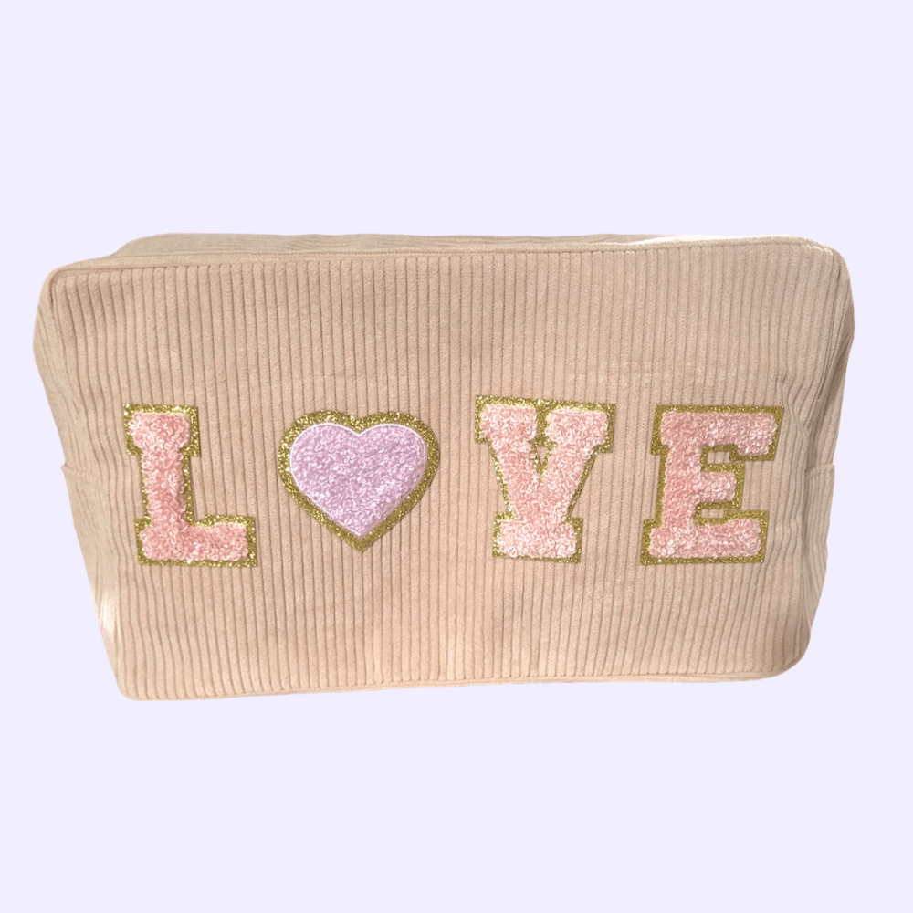 LOVE makeup bag