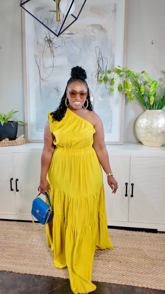 Image of The A’mour Maxi Dress (Citrus) 