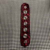 Image 1 of RED LEOPARD BRACELETS