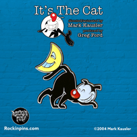Mark Kausler - It’s The Cat Moon Enamel Pin