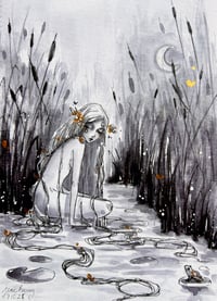 Image 2 of Abhainn - the river witch- inktober 7