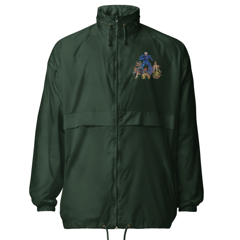 "KNOW THYSELF" SLO Windbreaker Jacket [ART ILLUSTRATED BY GREGORY HAWKINS]