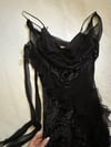 vintage John GALLIANO silk chiffon dress