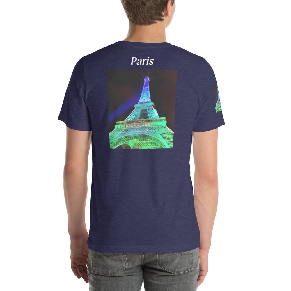 Image of Unisex t-shirt Eiffel Tower