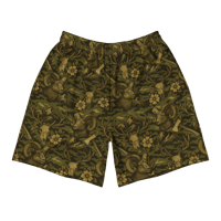 Image 1 of Forest Camo Unisex Athletic Shorts