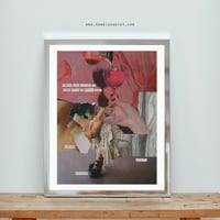 Image 1 of reflect collage print