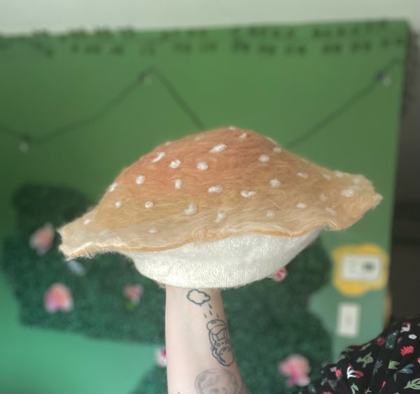 Image of Brown Mushroom Hat 