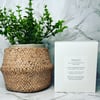 Zodiac Crystal Infused Candle - PISCES  **ONLY 10 AVAILABLE**