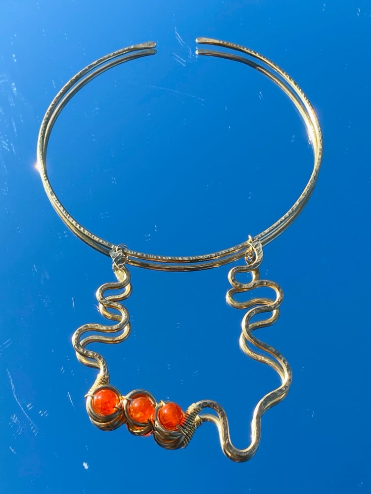 Image of Sunrise Liquid Neck Cuff (One of a Kind)