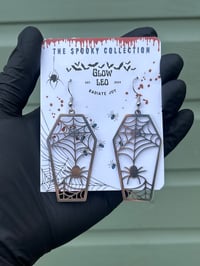 Image 1 of Coffin Web Earrings