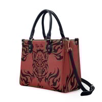 Image 2 of Women's PU Leather Pua'a Print Handbag