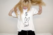 Image of bunny wif money shirt