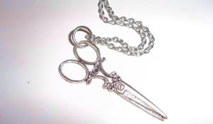 Image of Vintage Scissor Necklace ♥