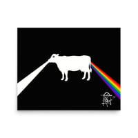 Image 2 of “Dark side of the moo” matte fine art print