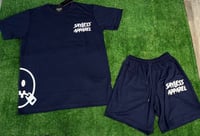 Image 1 of Stop talking, Start Doing set (navy blue & white)