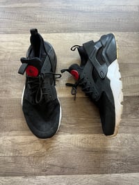 Image 1 of Nike Air black white red sneakers 