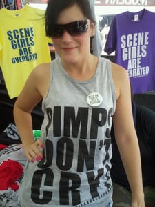 Image of "Pimps Dont Cry!" tank top