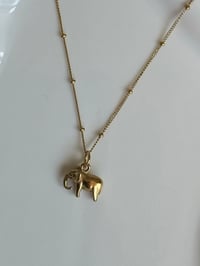 Image 2 of Gold Elephant Necklace