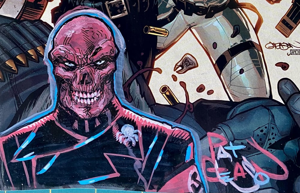 Image of RED SKULL Gleason Remarque 