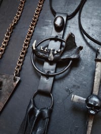 Image 1 of Found bone, copper & leather 