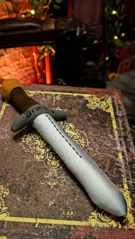 ๐The Armored Kingdom Barkblade of Valor Squeaky Dog Chew Toy