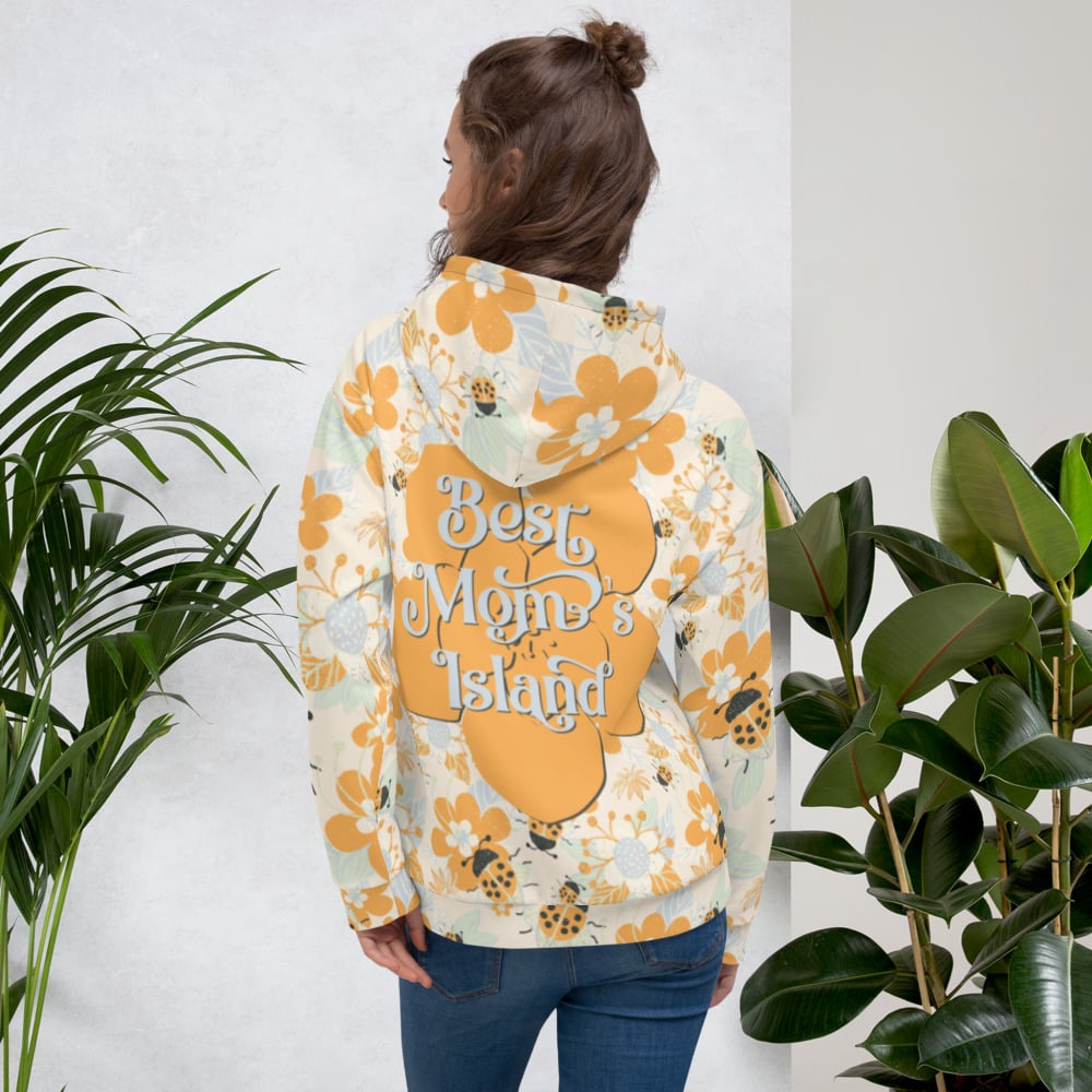 Image of Best Mom's Island Unisex Hoodie Retro