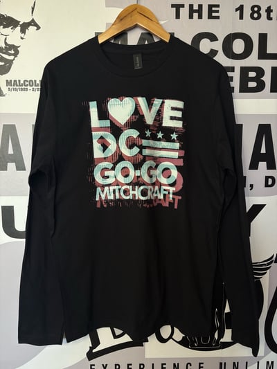 Image of LOVE DC GOGO Glitch Long Sleeve T-shirt