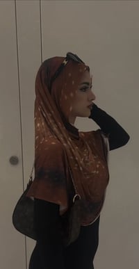  jersey bambi fawn print hijab  