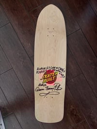 Image 3 of DUANE PETERS SKATERBUILT DECK signed grn/blk stripe