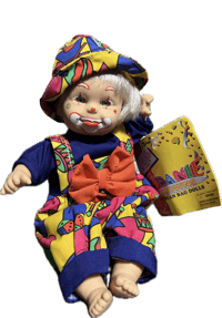Image 1 of Smiley Clown Baby Doll