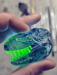 Image 1 of Elev808 dichro dino. A true Tyrannosaurus Flex. Been in my collection since our jersey collab.