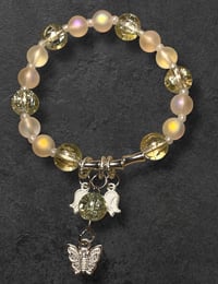 Butterfly/flowers bracelet 