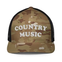 Image 4 of Country Music Closed-back trucker cap