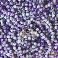 8mm Marble Purple