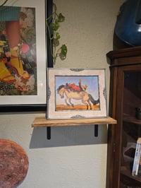 Image 2 of Man on Bronco Framed Print