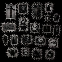 Image 1 of SPIKY PHOTO FRAME PENDANTS