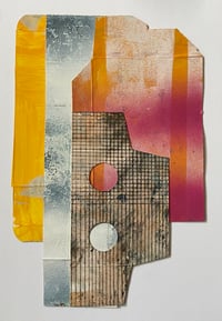 Image 2 of Grid and Two Apertures cardboard collage