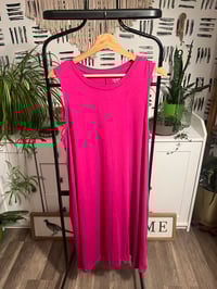 Image 1 of Raspberry swing dress with pockets 