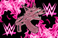 BRET “HITMAN” HART- Hellhound Drako pin🔫🐺