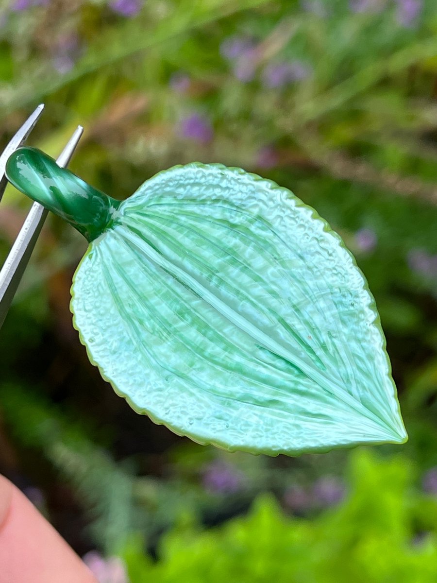 Image of Dragon Skin Leaf Pendant